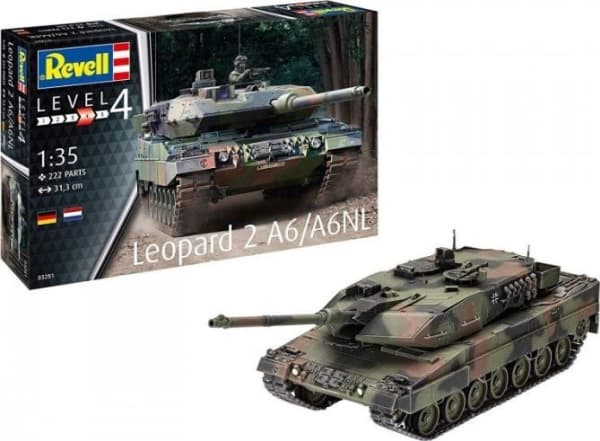 Revell plastmodell Leopard 2A6/A6NL (GXP-688627)