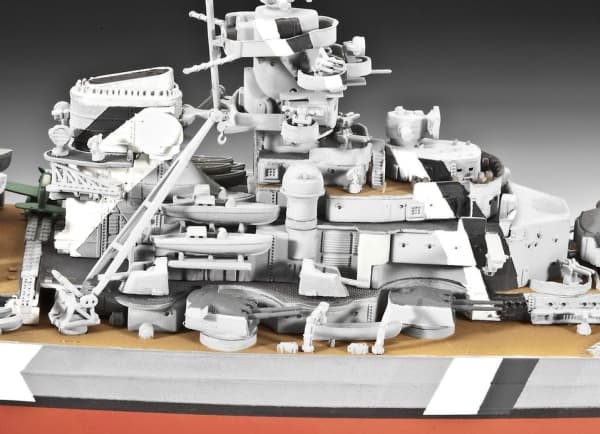 Revell Bismarck, Modellskepp, Monteringssats, 1:700, Battleship Bismarck, Pro, 295 styck