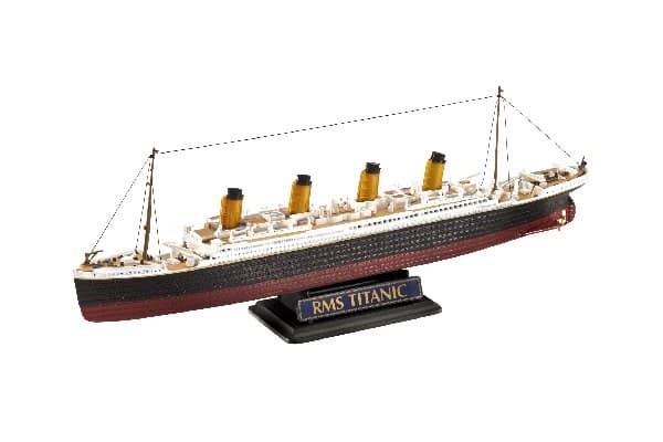 Revell R.M.S. Titanic, Pienoismallimatkustajalaiva, Kokoamispakkaus, 1:1200, R.M.S. Titanic, Muovi, Alle keskitason