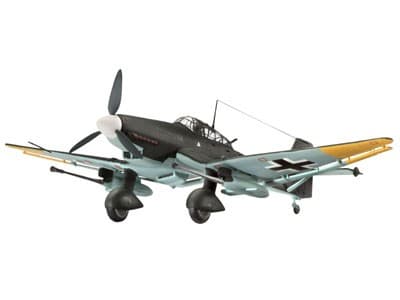 Revell Junkers Ju 87 G/D Tank Buster, Luftfarkostmodell med fast vinge, Monteringssats, 1:72, Junkers Ju 87, Plast, Second World War