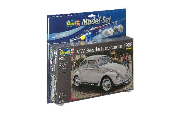 Revell Model Set VW Beetle Limousine 68 Bybil Monteringssett 1:24