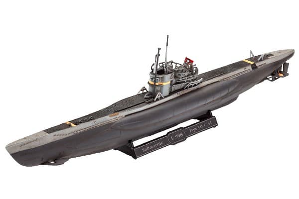 Revell - tysk ubåt type VII C/41 gavesett, 1/350, 65154