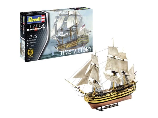 Modellskeppsbyggnadsuppsättning Revell RV modelluppsättning HMS Victory 65408 1:225