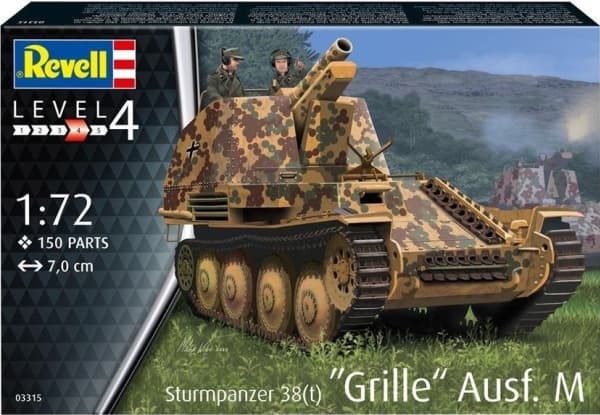 1:72 Hyökkäystankki 38(t) Säleikkö Ausf. M