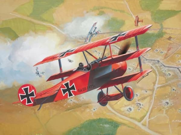 Revell Fokker DR. 1 Triplane, Luftfarkostmodell med fast vinge, Monteringssats, 1:72, Fokker Dr. 1 Triplane, Plast, First World War