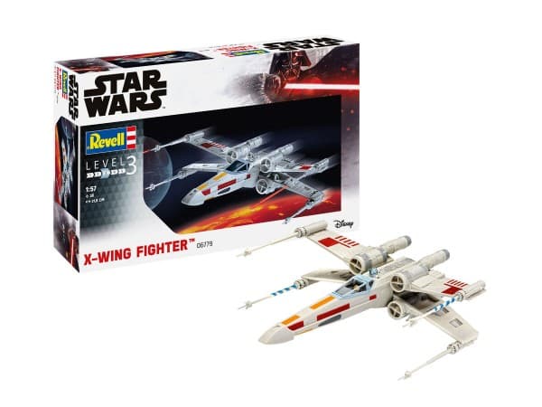 Revell X-wing Fighter, Spaceplane model, Kokoamispakkaus, 1:57, X-wing Fighter, Ei sukupuolirajoitusta, Muovi