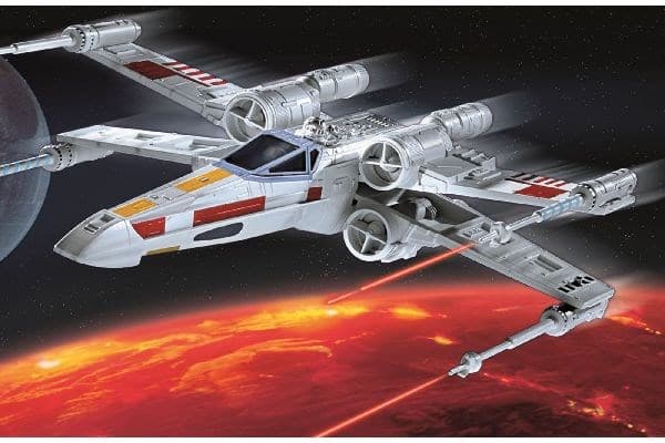 Revell X-wing Fighter, Spaceplane model, Kokoamispakkaus, 1:57, X-wing Fighter, Ei sukupuolirajoitusta, Muovi