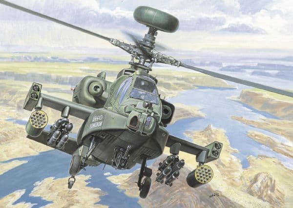 The Hobby Company Italeri 0080S AH-64 D Longbow Apache Model