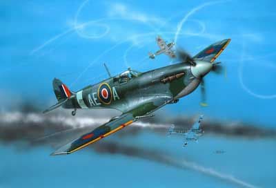Revell Spitfire Mk.V, Flymodell med fastvinge, Monteringssett, 1:72, Supermarine Spitfire Mk.V, Plast, Second World War