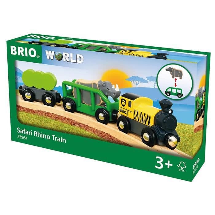 BRIO WORLD Rhino Safari Train