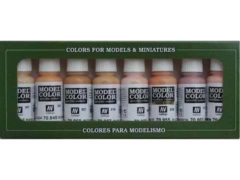 Vallejo 70.124, Rosa, Akrylfärg, Vätska, 17 ml, 8 styck |