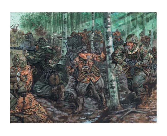 1:72 WWII-GERMAN ELITE TROOPS