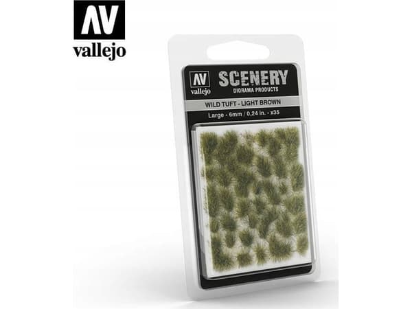 Vallejo Vallejo: Scenery - Wild Tuft - Light Brown (6)x35