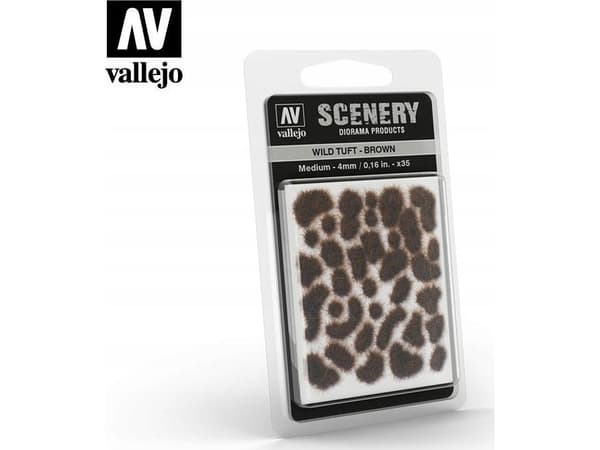 Vallejo Vallejo: Scenery - Wild Tuft - Brown (5 mm)x35