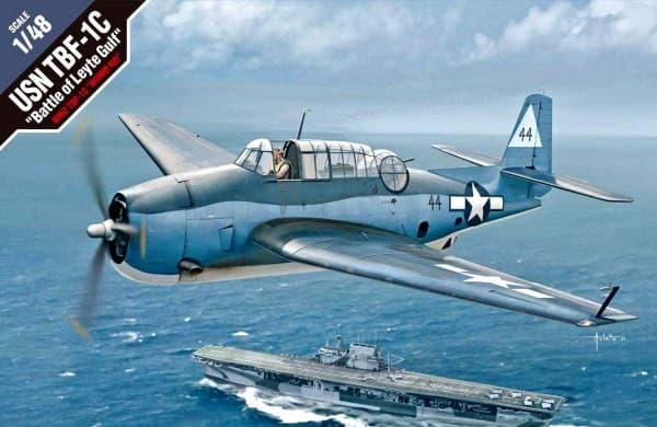ACADEMY USN TBF-1C Battl e of Leyte Gulf 1/48