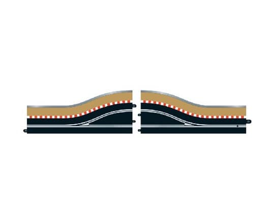 Pit Lane Track (right hand) - Includes sensor 2pcs