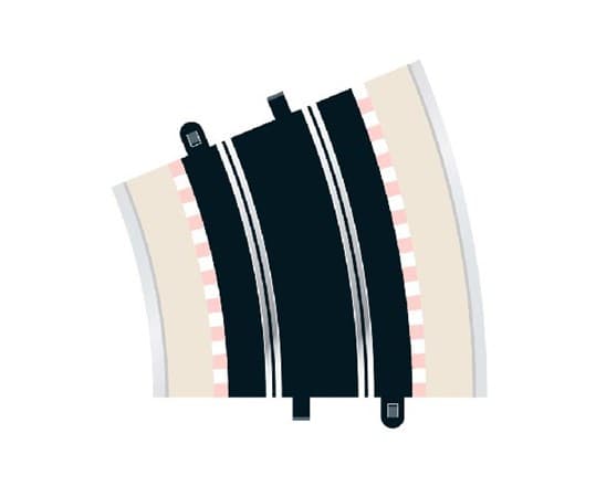 Rad 4 Outer Curve 22.5° (2 per bag)