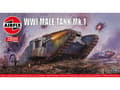Miniatyrbilde 1 av 2: WWI 'Male' Tank