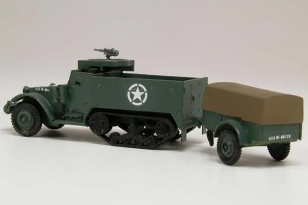 Airfix A02318V, Military truck model, Montert på forhånd, 1:76, M3 Half-Track, Hankjønn, Plast