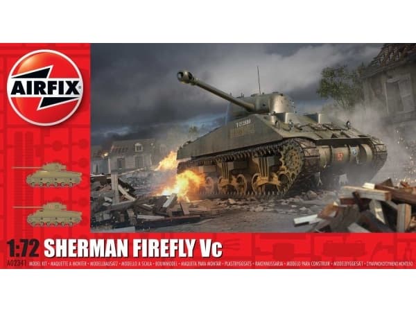 Airfix Sherman Firefly, Tank model, Monteringssett, 1:72, Sherman Firefly, Alle kjønn, Plast