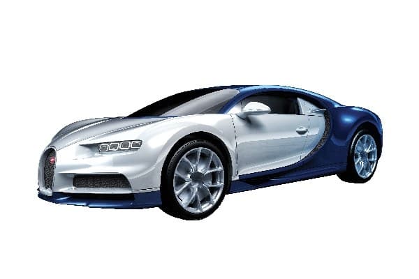 Airfix J6044, Luksusauton pienoismalli, Kokoamispakkaus, Bugatti Chiron, Ei sukupuolirajoitusta, Muovi, 44 kpl