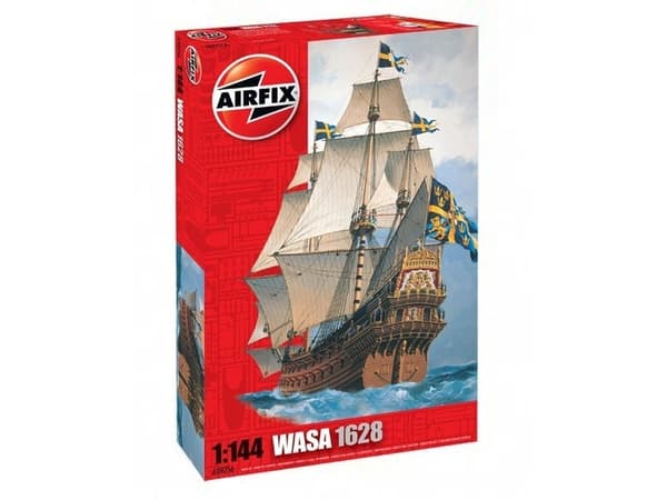 Airfix A09256V, Pienoismallisotalaiva, Kokoamispakkaus, 1:144, Wasa, Ei sukupuolirajoitusta, Muovi