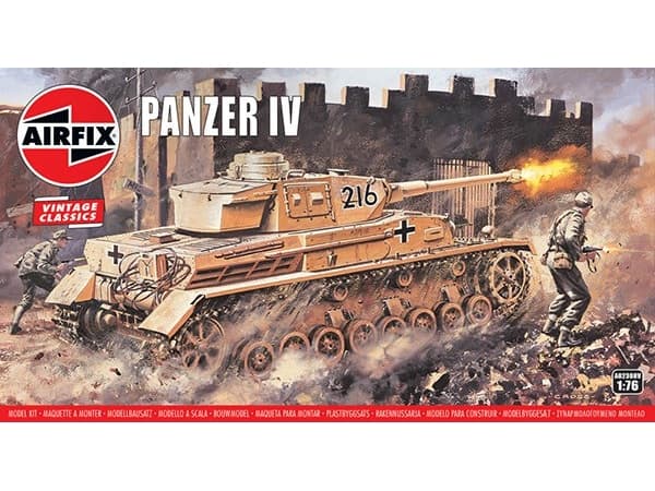 Airfix Panzer IV universalmodell att montera