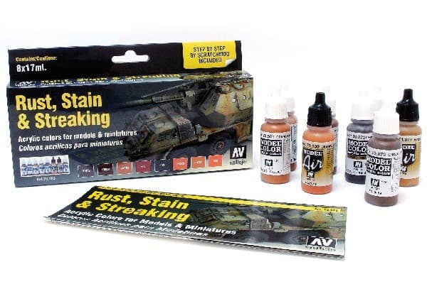 Vallejo 70.183, 17 ml, Brun, Oransje, Matte, Flaske