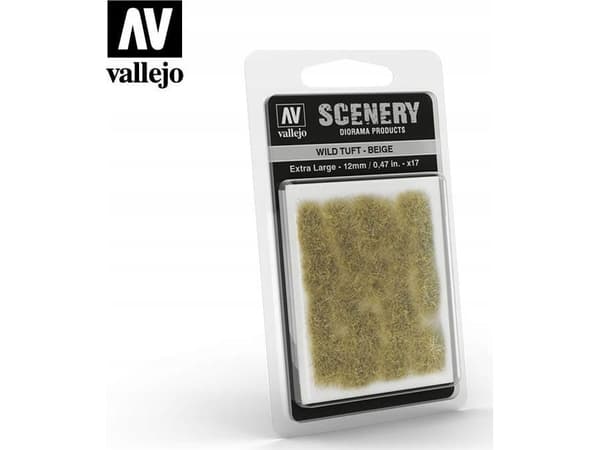 Vallejo Vallejo: Scenery - Wild Tuft - Beige (12 mm)x17