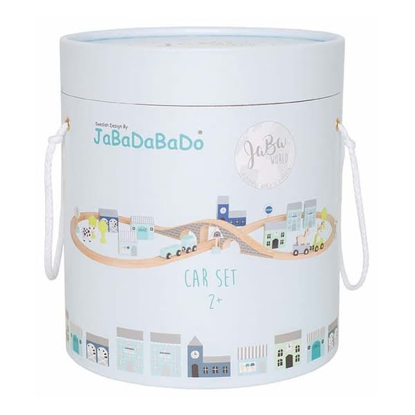 Motorvej med vej, blå - Jabadabado