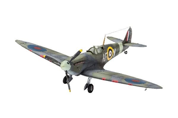 Revell lentokoneiden pienoissarja 1:72 - Spitfire Mk.IIa mittakaavassa 1:72, taso 3, uskollinen jäljennös monine yksityiskohtineen, 03953, 120 År
