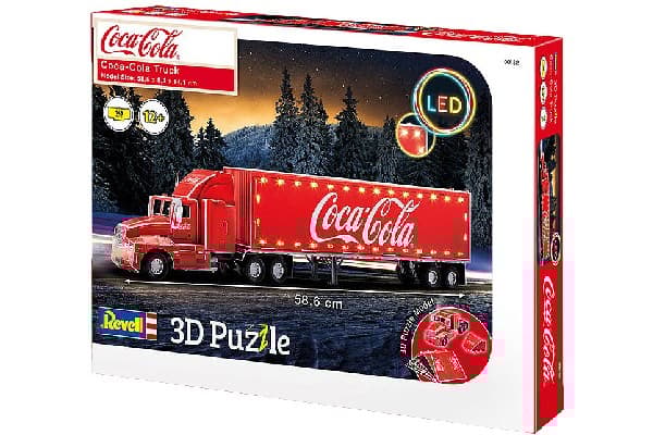 Revell Coca-Cola Truck, 168 kpl, Ajoneuvot, 12 vuosi/vuosia