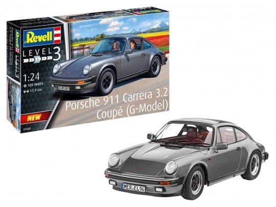 Revell Porsche 911 G Model Coupé, Enkel konsumentenhet, Polen OBS: ska målas