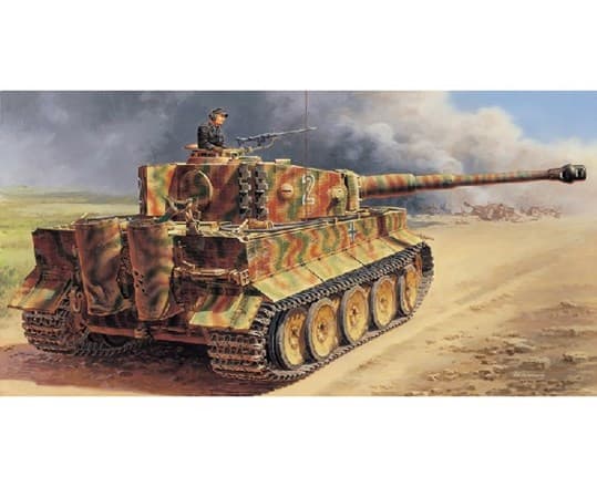 Italeri Pz.Kpfw.VI Tiger I Ausf.E, 1:35, Asennussarja, Panssarivaunu, Tiger I, Ethvert køn, Plast