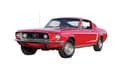 Pikkukuva 1 / 5: Airfix J6035, Military car model, Kokoamispakkaus, Ford Mustang GT 1968, Ei sukupuolirajoitusta, 6 vuosi/vuosia, Punainen