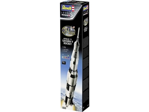 Revell 03704 Apollo 11 Saturn V -raketin avaruusaluksen mallisarja 1:96