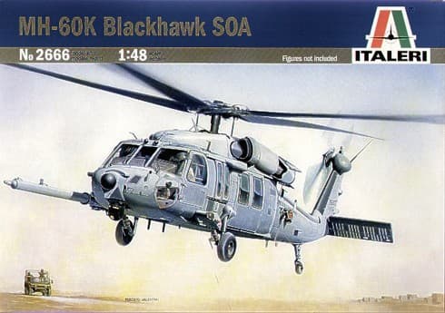 Italeri 2666, Helikoptermodell, Monteringssats, 1:48, MH - 60K BLACKHAWK SOA, Arbetsflygplan, Multifärg
