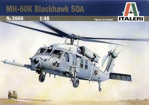 Italeri 2666, Helikoptermodell, Monteringssats, 1:48, MH - 60K BLACKHAWK SOA, Arbetsflygplan, Multifärg