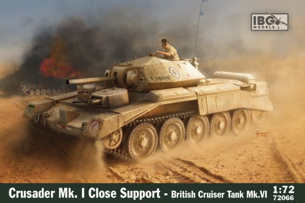 Ibg plastmodell av Crusader Mk.I CS britisk nærstøttetank