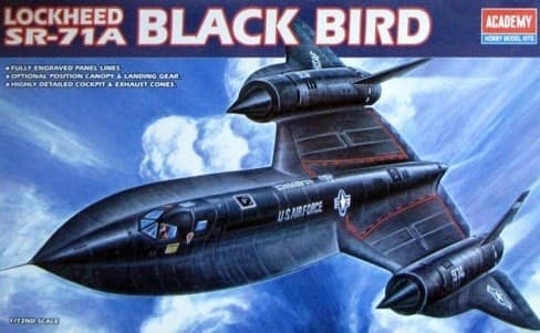 Plastic model SR-71 Blackbird 1/72