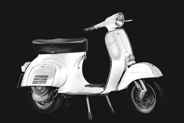 Italeri VESPA 125 PRIMAVERA, Motorsykkelmodell, Monteringssett, 1:9, VESPA 125 PRIMAVERA, Alle kjønn, Plast