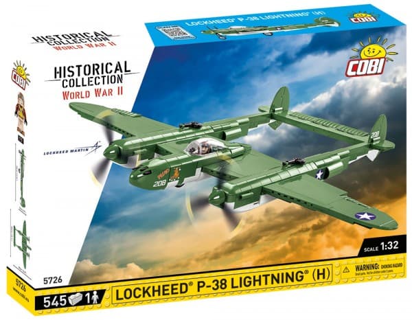 Cobi Lockheed P-38 H Lightning tiilet