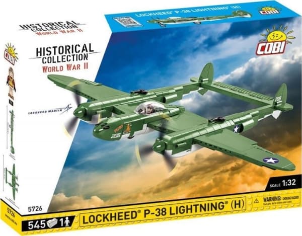 Cobi Lockheed P-38 H Lightning tiilet