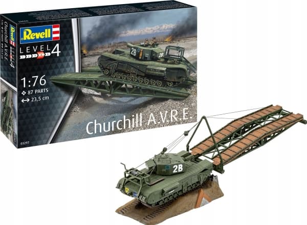 Model plastikowy Churchill A.V.R.E 1/76