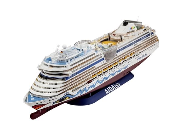 Revell AIDAblu, Passagerarskeppsmodell, Monteringssats, 1:400, AIDA, Alla, Plast