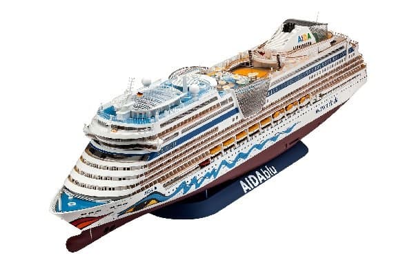 Revell AIDAblu, Passagerarskeppsmodell, Monteringssats, 1:400, AIDA, Alla, Plast
