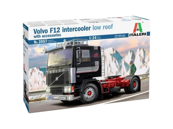 Kuorma-automallisarja Italeri Volvo F-12 Intercooler Low Roof 3957 1:24