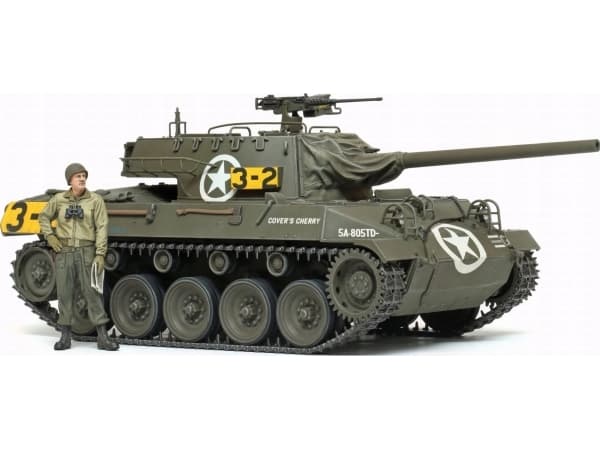 Tamiya Plastmodell av den amerikanske M18 Hellcat tank destroyer