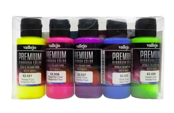 Vallejo 62.102, 60 ml, Blå, Grønn, Fiolblå, Fiolett, Gult, Matte, Flaske