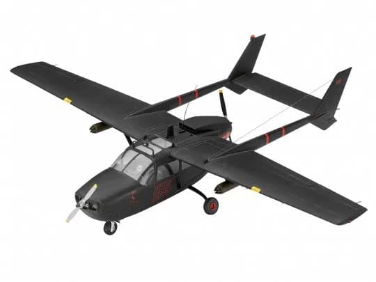 Revell O-2A Skymaster, Fixed-wing aircraft model, Kokoamispakkaus, 1:48, O-2A Skymaster, Ei sukupuolirajoitusta, Muovi